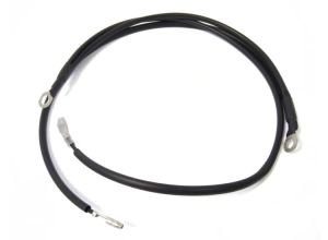 Lambretta Wiring loom, earth strap, Black, S1/2/3, MB