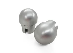 Lambretta Headset (handlebar) bar ends, alloy, large type, pair, S3, Race-Tour MB