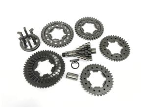 Lambretta Gear box MB-5 (5 gears, cluster and selector) Race-Tour MB