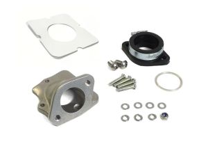 Inlet manifold, Lambretta TS1, with flange rubber, Mikuni 35mm TMX, Amal 28-34mm, Race-Tour MB