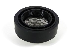 Dellorto Air filter, tea strainer type, with mounting rubber and plastic screw on bellmouth, PHBH, Race-Tour MB