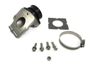 Inlet manifold, Lambretta TS1, with flange rubber, Dellorto VHSB, Race-Tour MB