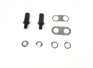 Lambretta Rear brake shoe pivot pin kit (pins, plates, washers, circlips) Li, Sx type, Race-Tour MB