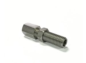 Lambretta Gear and clutch cable adjuster screw with nut, oversized 8mm, stainless steel, Race-Tour MB