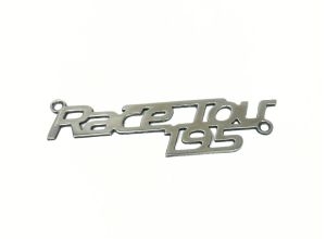 Lambretta Race-Tour badge, RT195, Alloy, MB