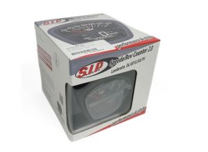 Lambretta Speedo/rev counter, Black face, S3, SIP