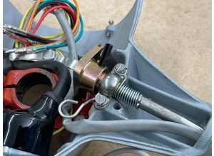 Lambretta Headset (handlebar) rod throttle return spring, Race-Tour MB