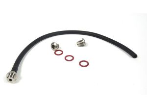 Lambretta Crankcase side drain, level and filler (breather) cap, includes fibre washers (set) stainless steel, MB