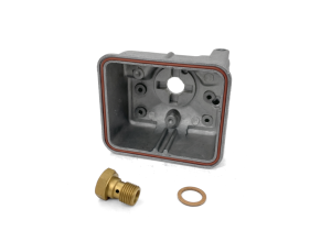 Dellorto metal float bowl kit (float bowl, seal and main jet screw) PH range