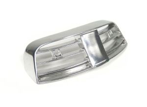 Lambretta Rear frame grill, plain alloy, S1/2