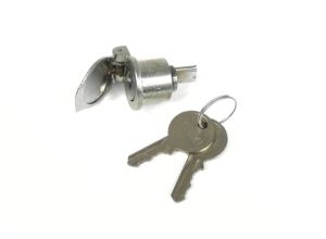 Lambretta Headset (handlebar) steering lock with flap, S1/2, Casa