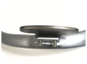 Lambretta Kickstart pedal (lever) adjustable type, Grey rubber, S1/2, suits S1/2/3 engines/side covers, Race-Tour MB