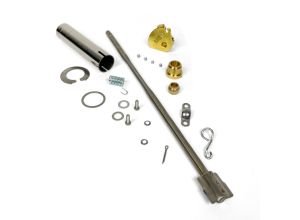 Lambretta Headset (handlebar) rod kit, throttle side, spline in plate out 320mm, long, S1/2, MB