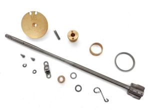 Lambretta Headset (handlebar) rod kit, clutch side, spline in plate out 320mm, long, S1/2, Spanish S2, MB