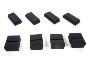 Lambretta Petrol (fuel) tank strap rubber buffer set (2 back, 2 bottom, 4 side rubbers) S1/2, MB