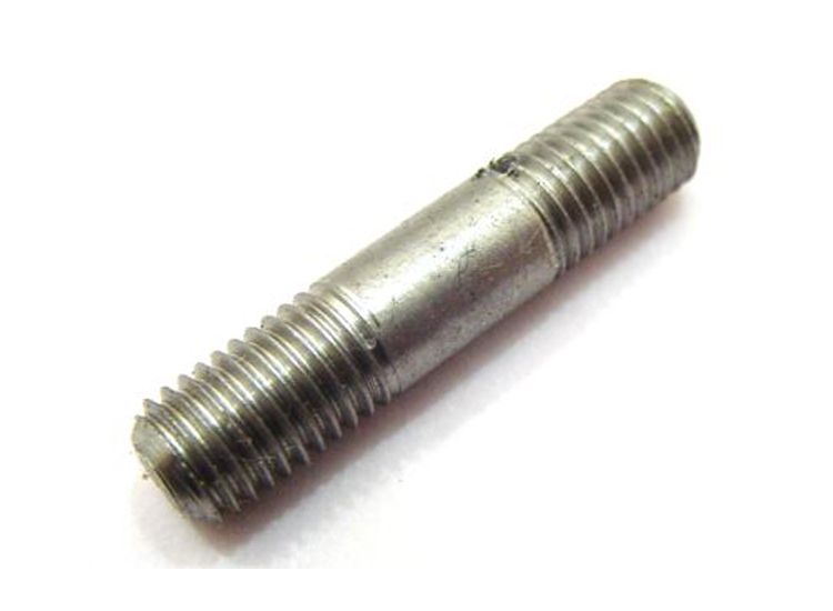 Stud 7x50mm - 15x15x20mm, Lambretta long inlet, stainless steel, MB
