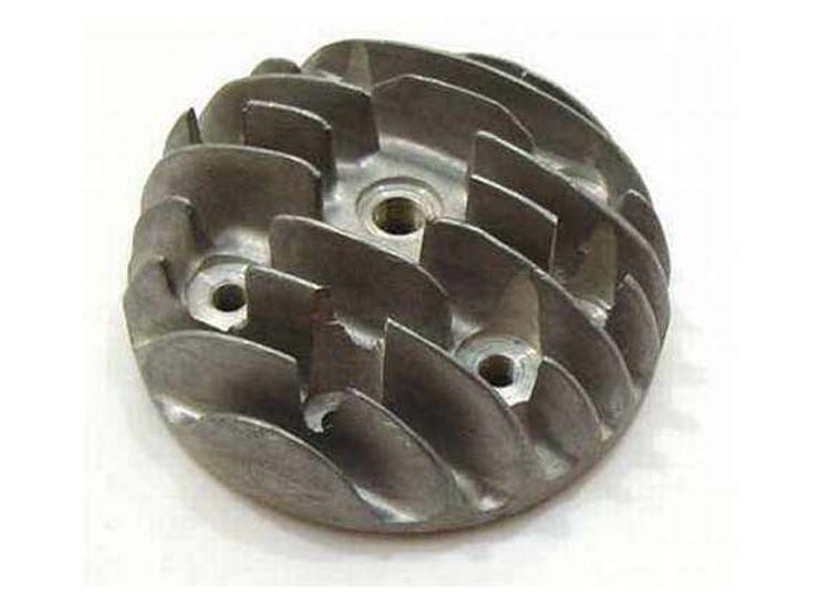 Lambretta Cylinder head, 125-250, with cowlings, centre plug, Race-Tour MB
