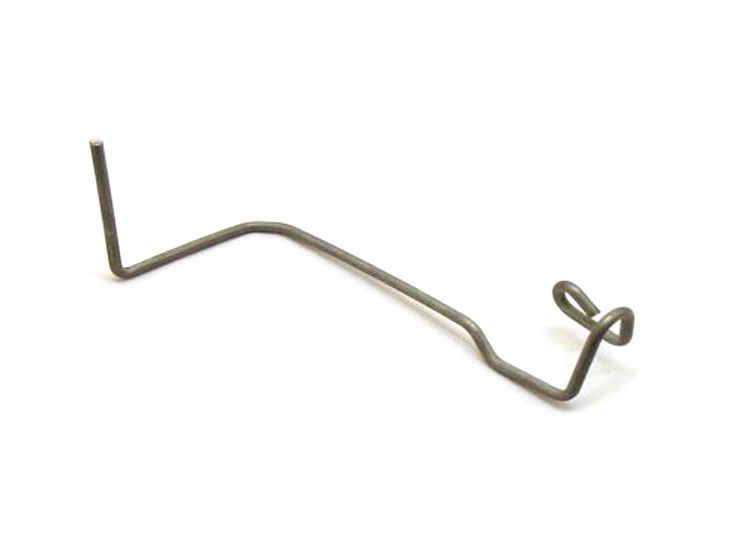 Lambretta Side panel spring clip, left hand, Gp, stainless steel, late S3, MB