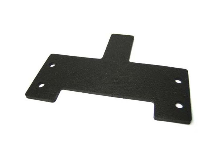 Lambretta Side panel spring clip plate rubber, Gp and late Series 3, MB