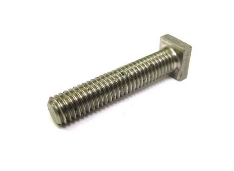 Lambretta Rear light unit square headed screw, 6x30mm, stainless steel, MB