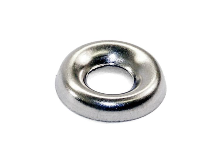 Washer cup 4mm, Lambretta Headlight rim, stainless steel, S2