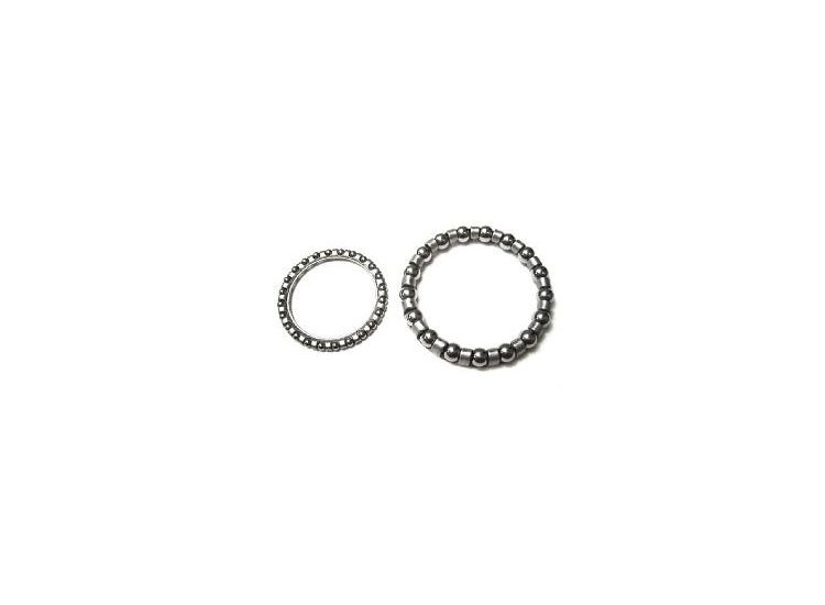 Lambretta Fork steering bearing kit, top and bottom (upper, lower) cage bearings