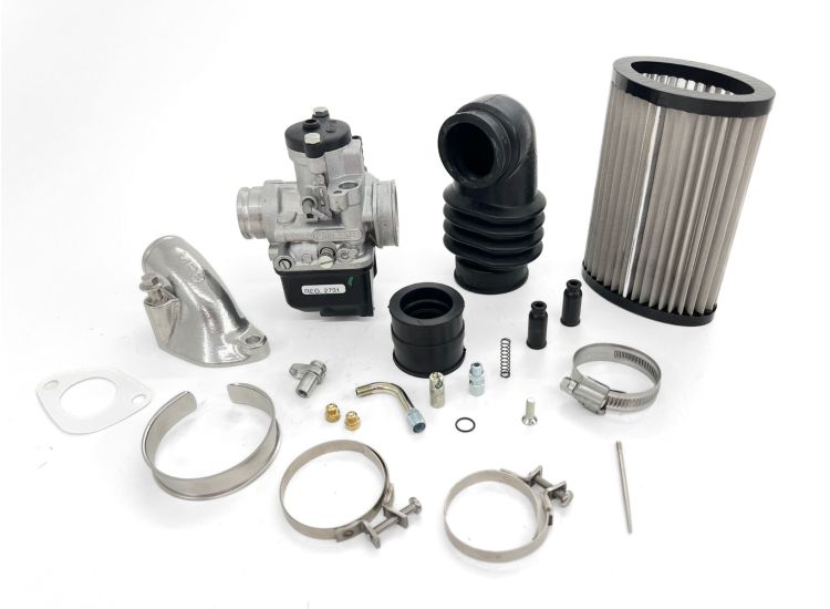 Dellorto Carburettor kit, Lambretta small block, 25mm PHBL