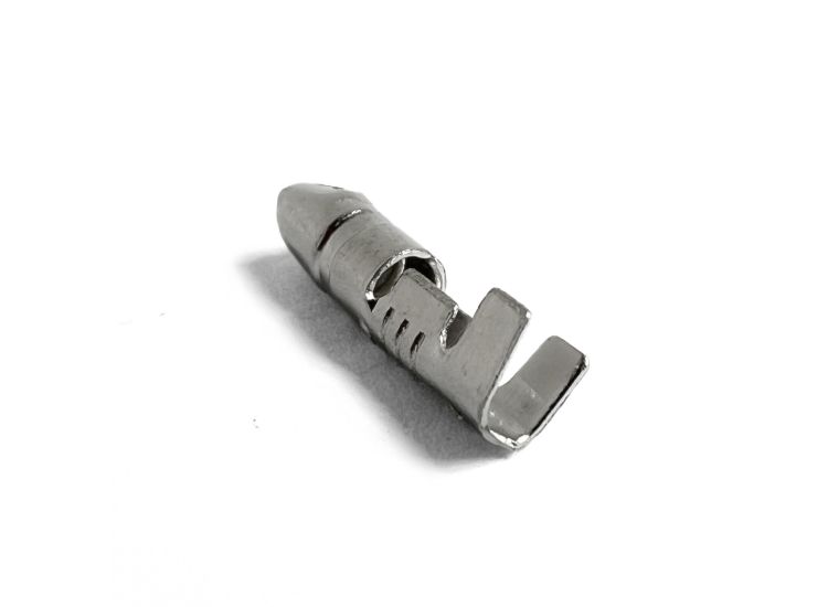 Universal Electrical connector, 4mm male brass bullet and zinc plated