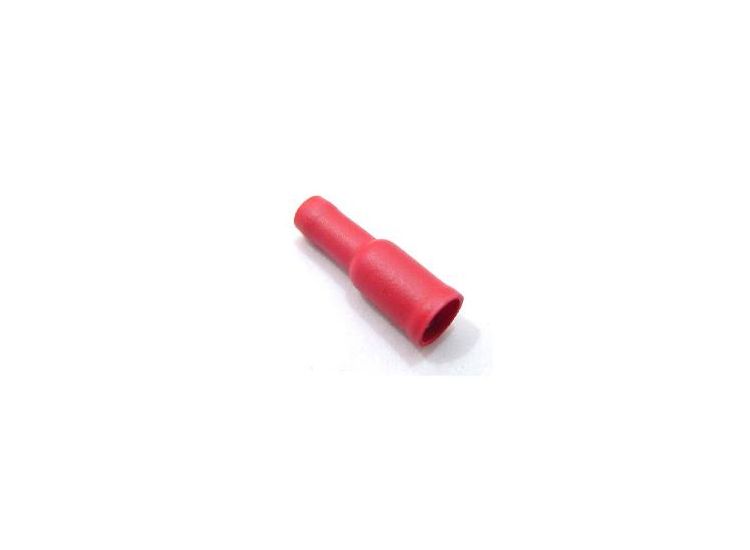 Universal Electrical connector, 4mm female bullet, Red