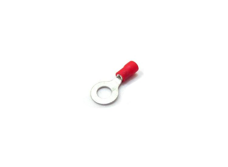 Universal Electrical connector, 6mm Ring, Red