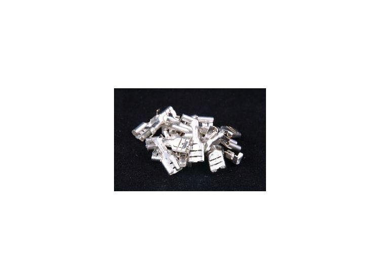 Universal Electrical connector, 6mm female spade, non insulated