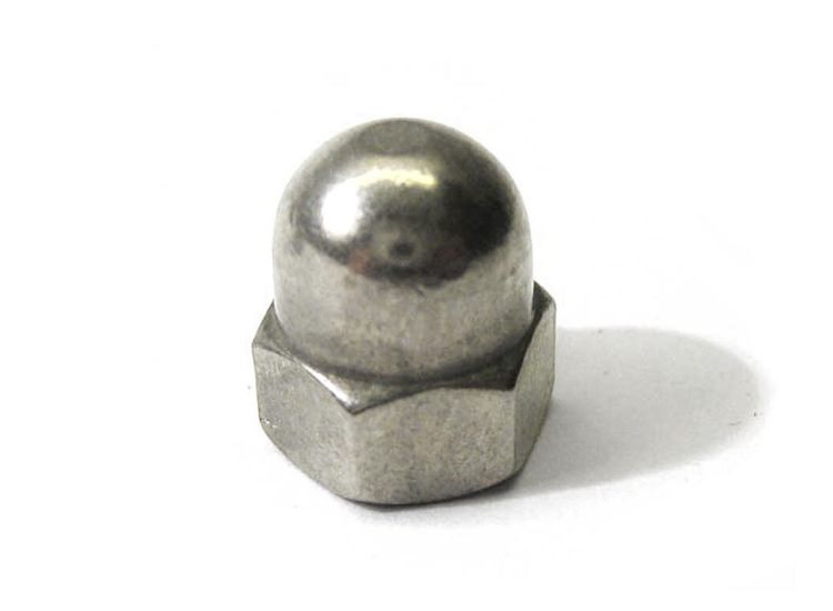 Nut dome, 6mm, stainless steel