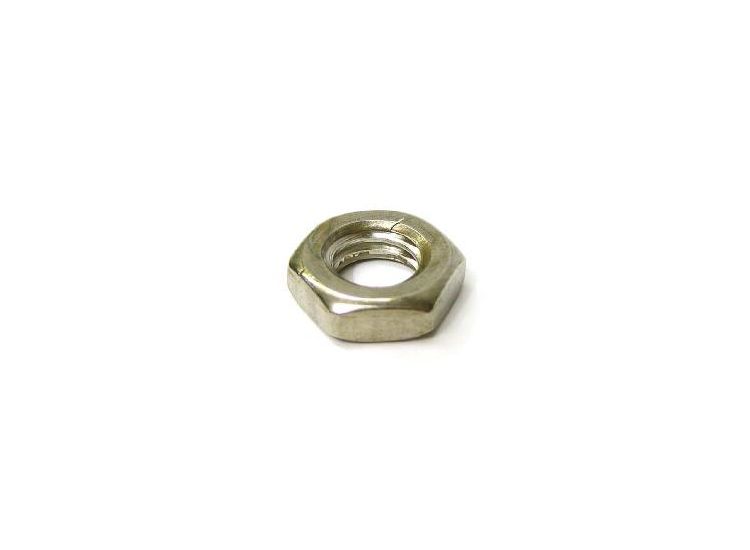 Nut half lock 8mm, Lambretta disc static pad tab washer grub screw nut, stainless steel