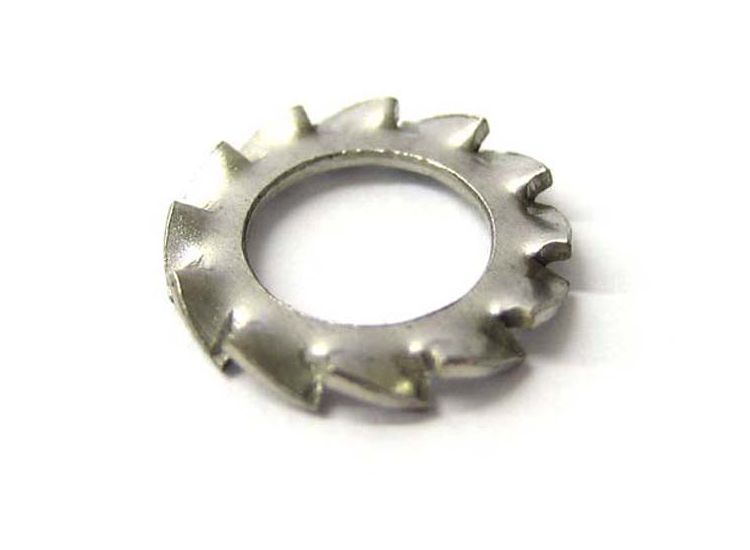 Washer shake proof 6mm, external, stainless steel