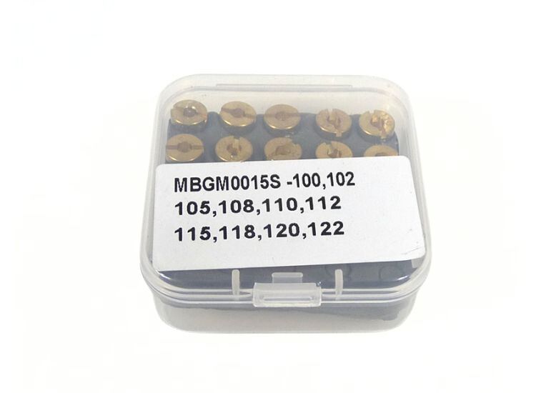 Dellorto Main jet set (kit) 6mm (100-122) MB