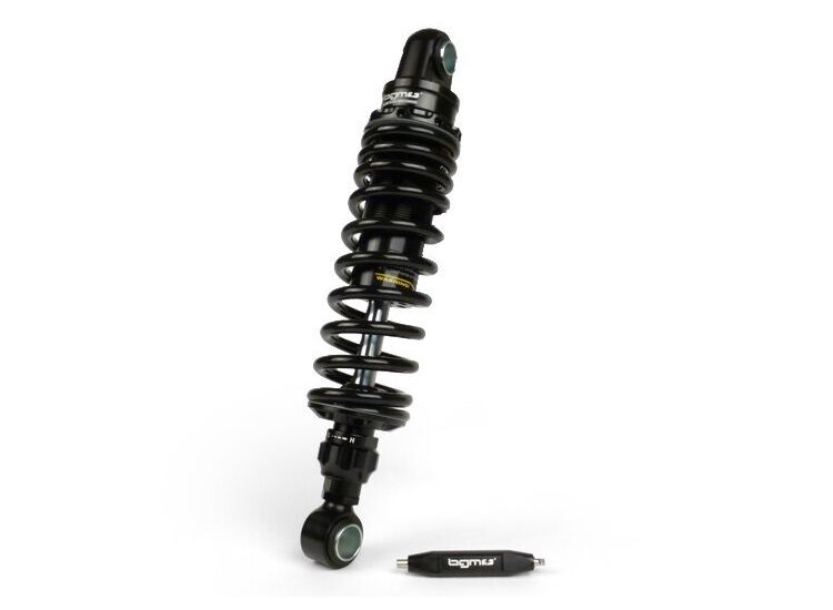 Lambretta Rear shock absorber (shocker, damper) Black, S1/2/3, Bgm, V3