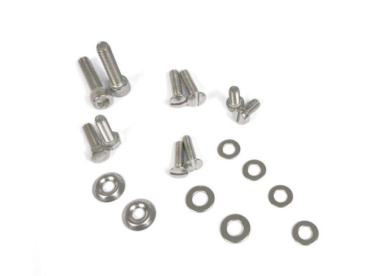 Lambretta Horn cast fastener kit, Li, Sx, Tv, Gp, stainless steel