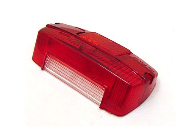Lambretta Rear light lens reflector (angle lens) Carello, Li, Tv