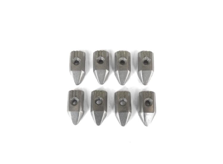 Lambretta Legshield alloy channel end cap set (kit) Gp, set of 8