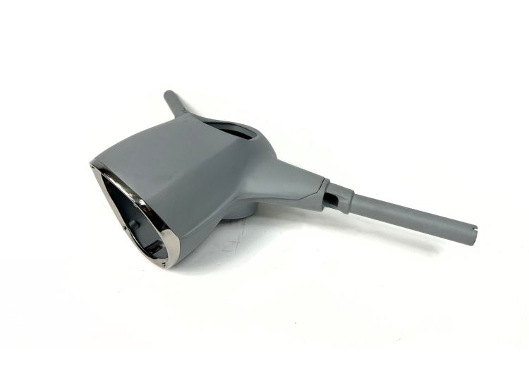 Lambretta Headset (handlebar) top and bottom, early chrome ring type, stainless rim, Sx, Tv, LiS, S3