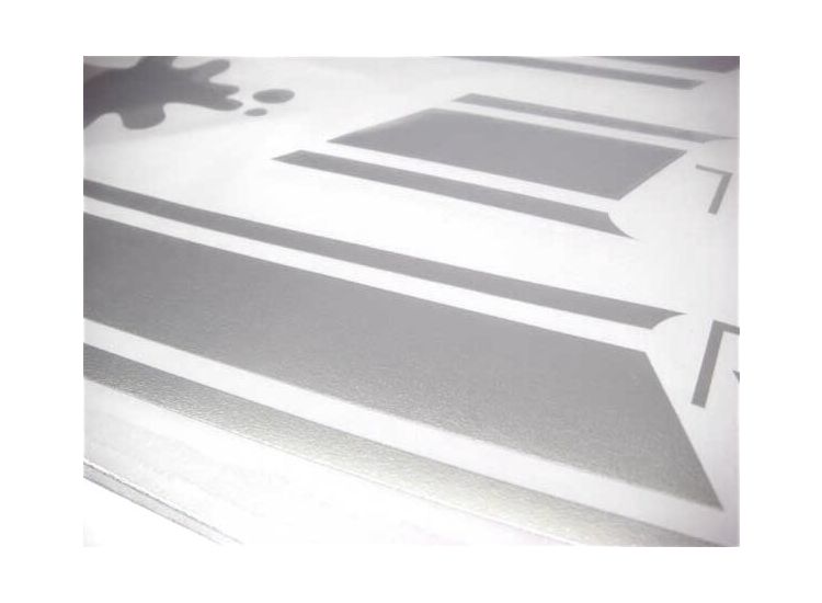 Lambretta Sticker Gp 'Panel stripes' Chrome