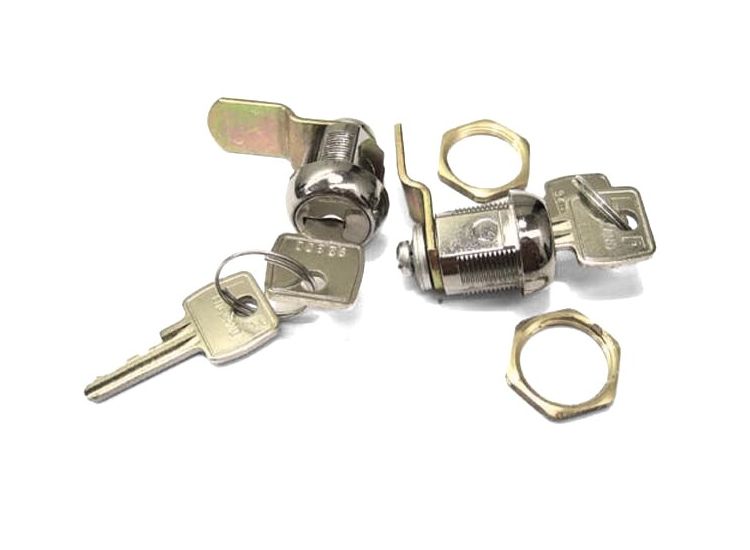 Lambretta Side panel locks, pair with matched keys