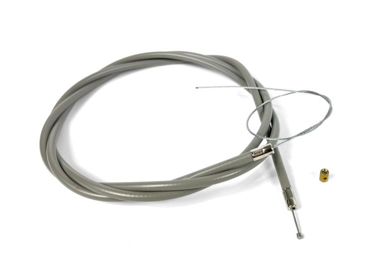 Lambretta Cable, Grey, Throttle, Large nylon lined, Race-Tour MB