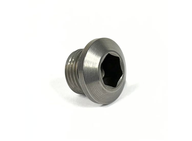 Lambretta Crankcase side level plug, stainless steel, MB