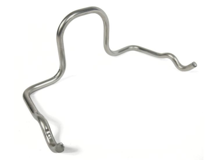 Lambretta Side panel spring, Li, Sx, Tv for handle panels, stainless steel, MB