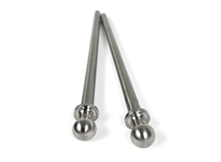 Lambretta Fork rods, Li, Sx, Tv, pair, stainless steel, MB