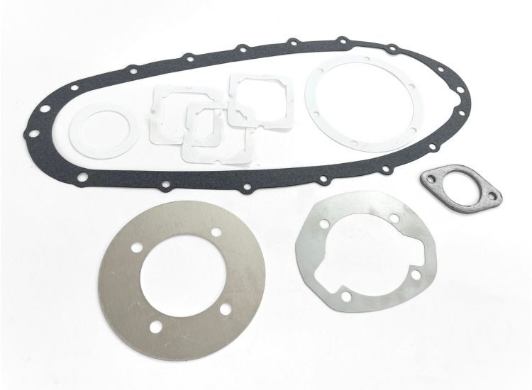 Lambretta Gasket set TS1225, with extra inlet with fat head gasket, MB