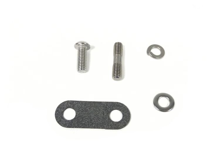 Lambretta Cable, adjuster block fastener kit, stainless steel, MB