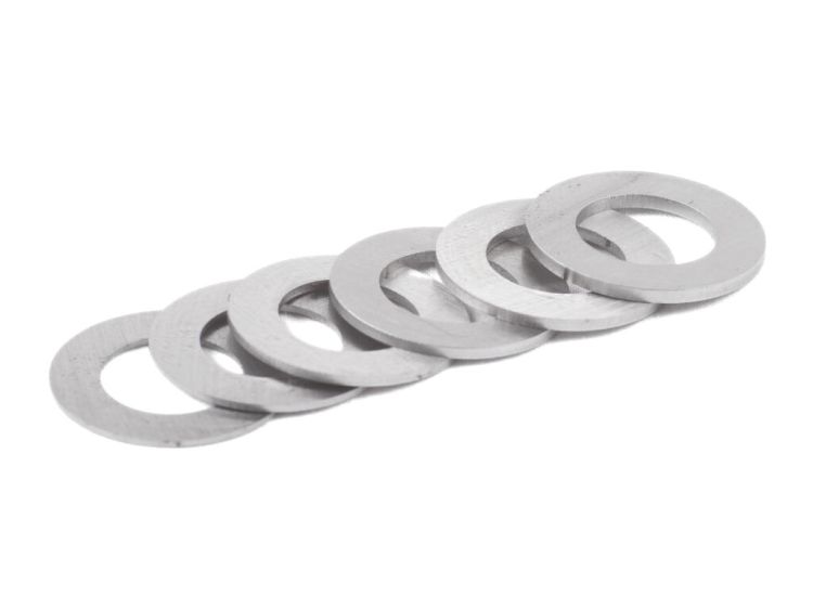 Lambretta Clutch shim set (6 shims) 0.9, 1.1, 1.3 1.5, 1.7, 1.9 (odds) MB