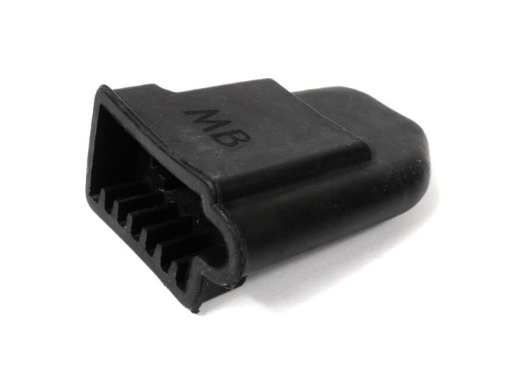 Lambretta Electronic Ignition regulator/rectifier AC rubber cover, Black, MB